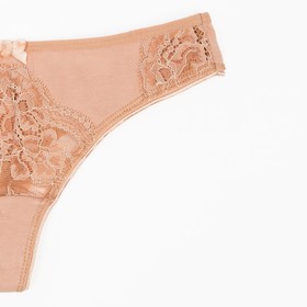 

Трусы женские стринги, цвет бежевый, р-р 42-44 (S)