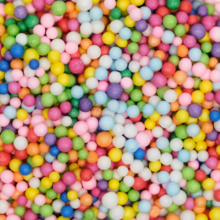 фото Наполнитель декоративный, "волшебные шарики" разноцветные, 2-4мм , 20 г
