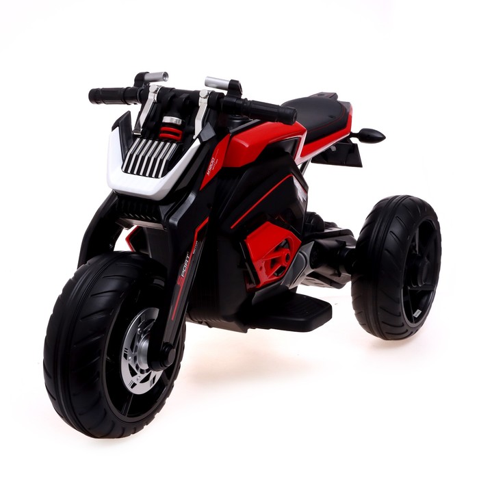 фото Электромотоцикл м1200, eva колеса, кожаное сидение, 2 мотора, цвет красный