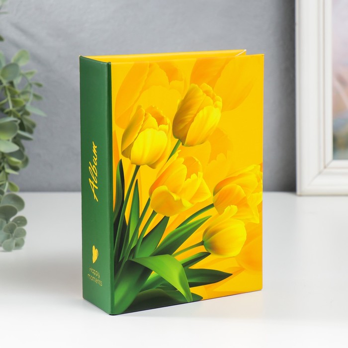 Фотоальбом на 100 фото Тюльпаны жёлтые 10х15 см