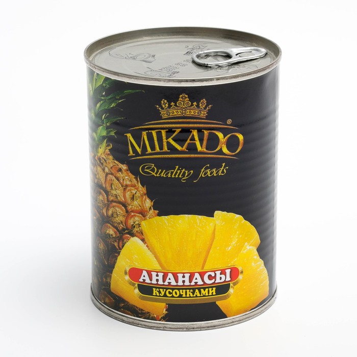 

Ананас Кусочки 580 мл MIKADO