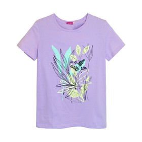 

Футболка женская, размер 60, цвет сиреневый