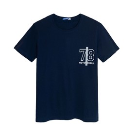 

Футболка мужская, размер 52, цвет тёмно - синий