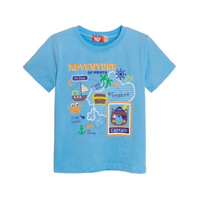

Футболка для мальчика, рост 104 см, цвет голубой