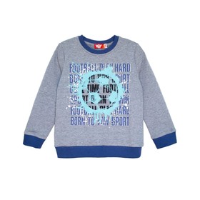 

Джемпер для мальчика, рост 110 см, цвет тёмно - серый меланж