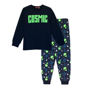 

Пижама для мальчика, рост 134 см, цвет тёмно - серый