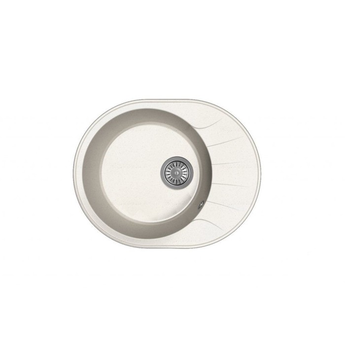 

Мойка кухонная из камня Dr.Gans Smart «ВИОЛА-580» 580х460 мм, h=197 мм, цвет белый