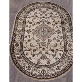 

Ковёр овальный Colizey d389, размер 60x110 см, цвет beige