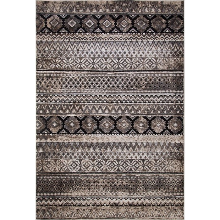 Ковёр прямоугольный Merinos Ibiza, размер 200x400 см, цвет beige-black