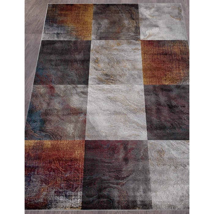 

Ковёр прямоугольный London d818, размер 120x180 см, цвет gray-red