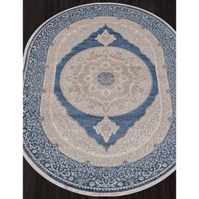 

Ковёр овальный Morocco d763, размер 160x220 см, цвет blue