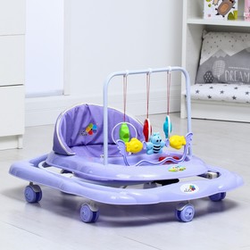

Ходунки «BUGGY», фиолетовый, 6 колес, муз., свет