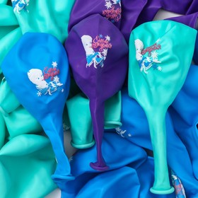 

Воздушные шары цветные "С Днем Рождения", Холодное Сердце, 12 дюйм (набор 50 шт)