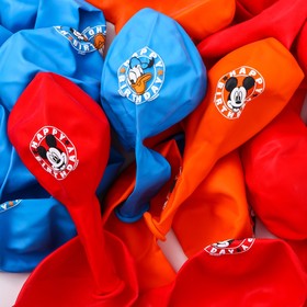 

Воздушные шары цветные "Happy Birthday", Микки Маус и его друзья, 12 дюйм (набор 25 шт)