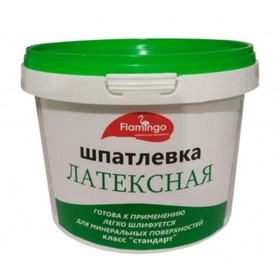 

Шпатлевка латексная Фламинго СТАНДАРТ 1кг