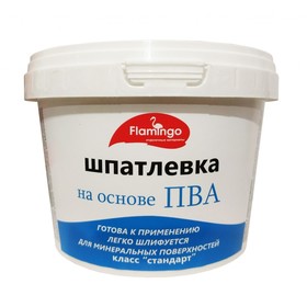 

Шпатлевка на основе ПВА Фламинго СТАНДАРТ 16кг