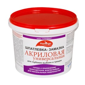 

Шпатлевка-замазка акриловая, универсальная для глубоких трещин и выбоин 1,5кг