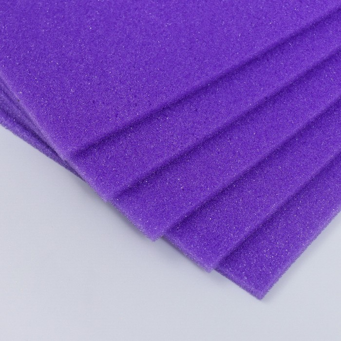 Поролон для творчества "Фиолетовый" толщина 0,5 см 21х30 см