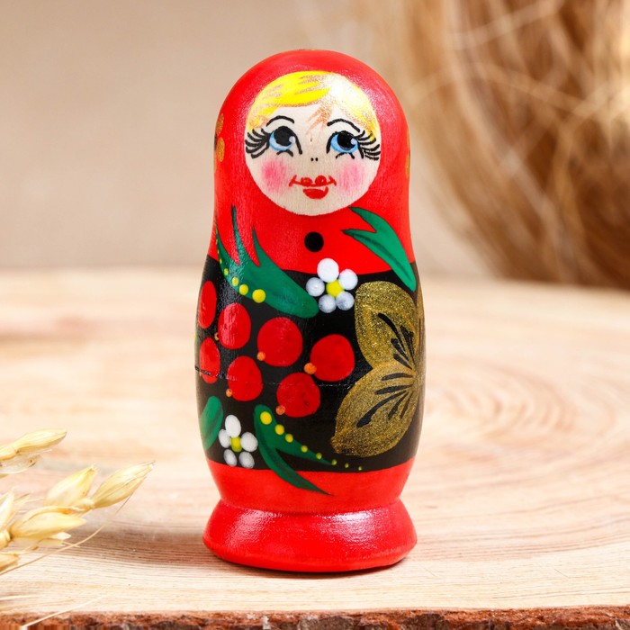 

Набор "Матрёшка-рябинка" 3 кукольная, 5 шт