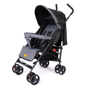 

Коляска детская Tomix Kika, размер 75х49,5х99 см, цвет черный/серый