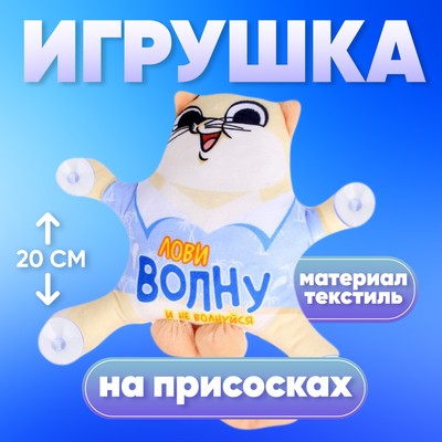 Автоигрушка на присосках «Лови волну и не волнуйся»