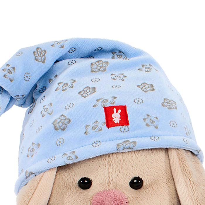 Мягкая игрушка «Зайка Ми» в голубой пижаме, 18 см