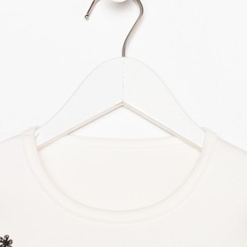 

Лонгслив для девочки, цвет молочный, рост 110-116 см