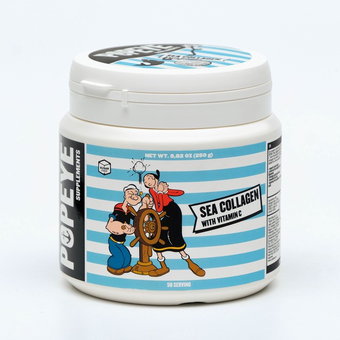 фото Витамины popeye , sea collagen c витамином с , 250 г