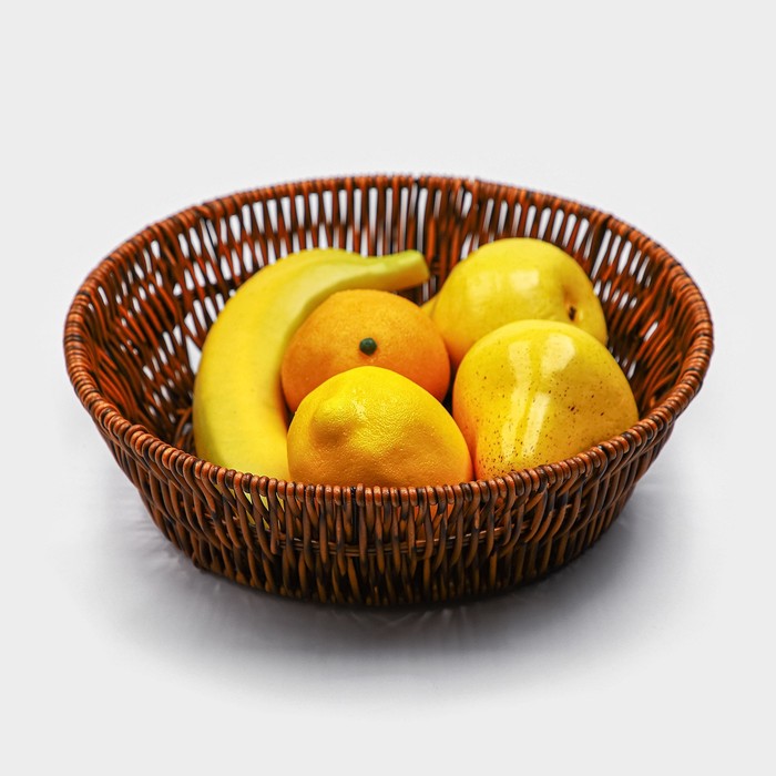 Корзинка для фруктов и хлеба «Огайо», d=25,5 см, круглая