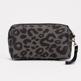 

Косметичка на молнии, цвет чёрный