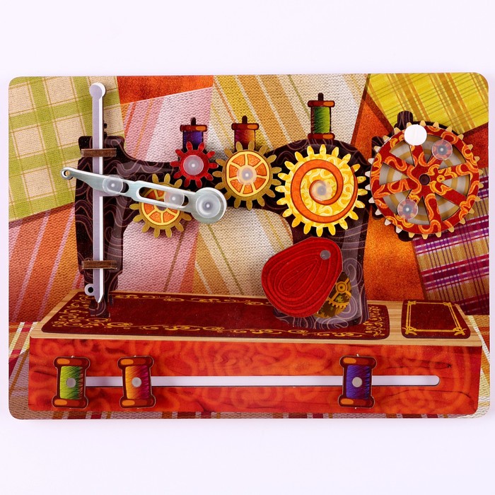 Бизиборд - обучающая доска «Швейная машинка» fofa бизиборд обучающая доска крестики нолики
