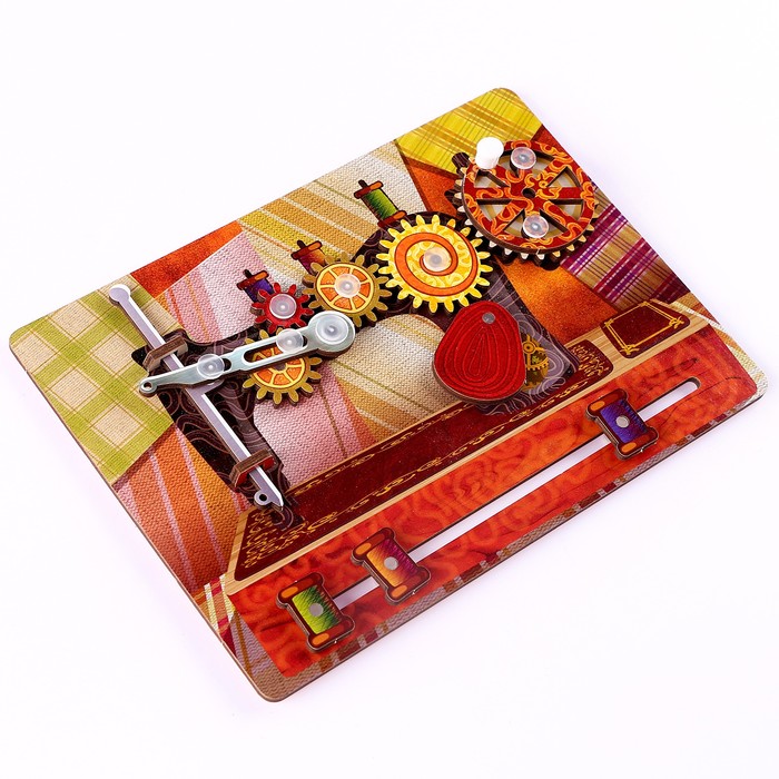 фото Бизиборд - обучающая доска «швейная машинка» fofa