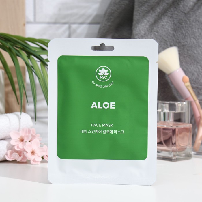 

Тканевая маска для лица NAME SKIN CARE, алоэ, 22 г