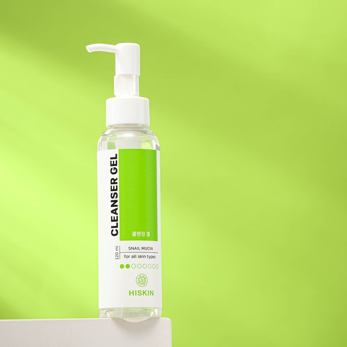 

Гель для умывания HISKIN "Cleanser gel", с муцином улитки, 120 мл