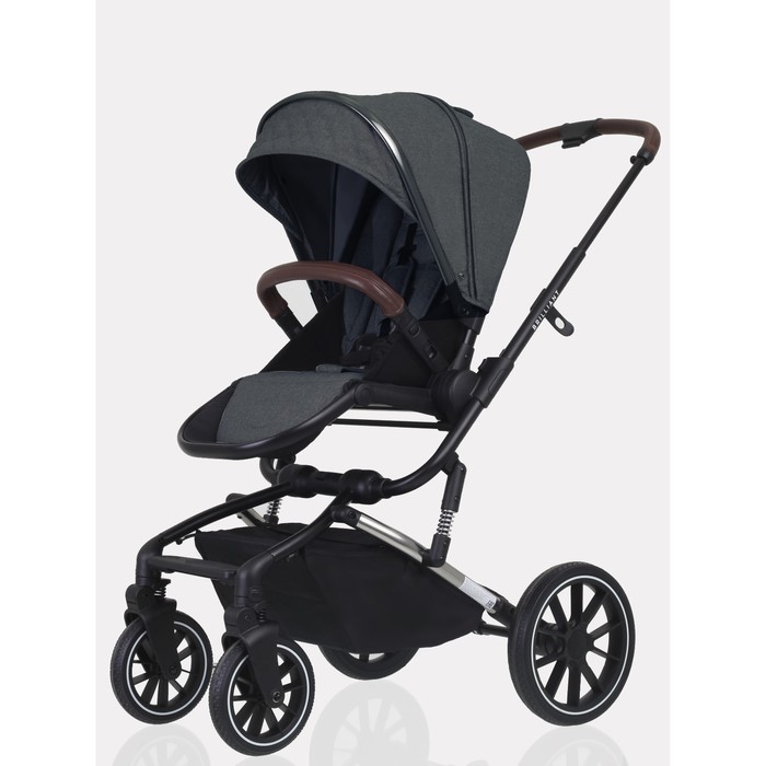

Коляска детская Rant Brilliant PU, 2в1, цвет Jet Carbon