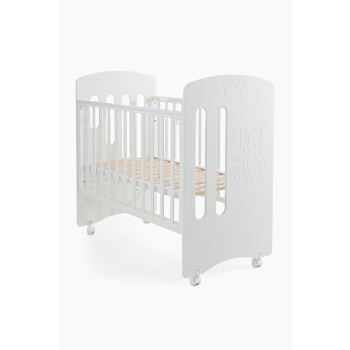 Кровать детская «Топотушки» «Каролина», размер 120х60 см, цвет белый