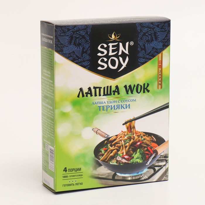 

Лапша WOK SEN SOY по-японски: Udon с соусом Teryaki 275г