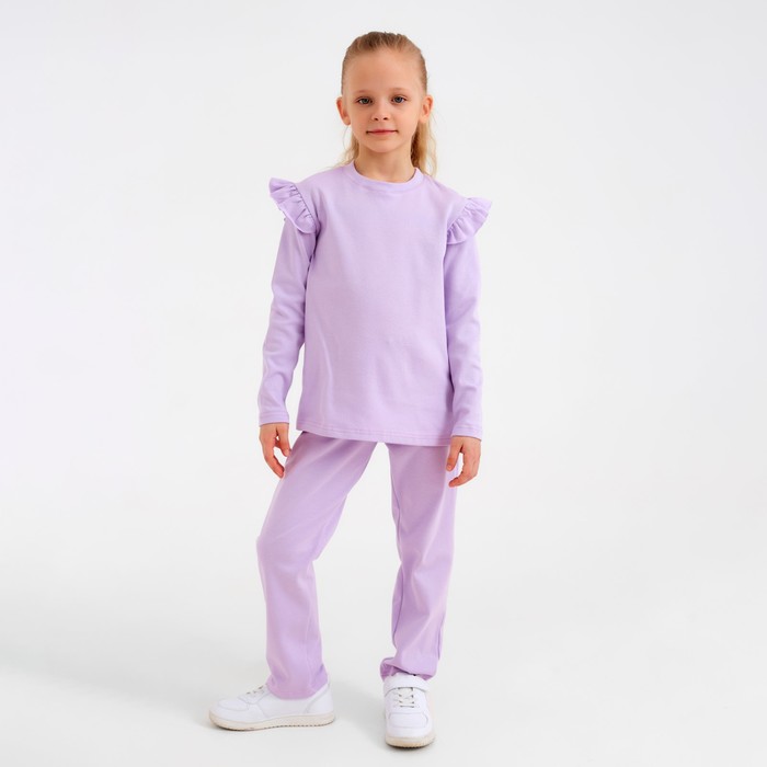 

Комплект детский (джемпер, брюки) MINAKU: Casual Collection цвет сирень, рост 110