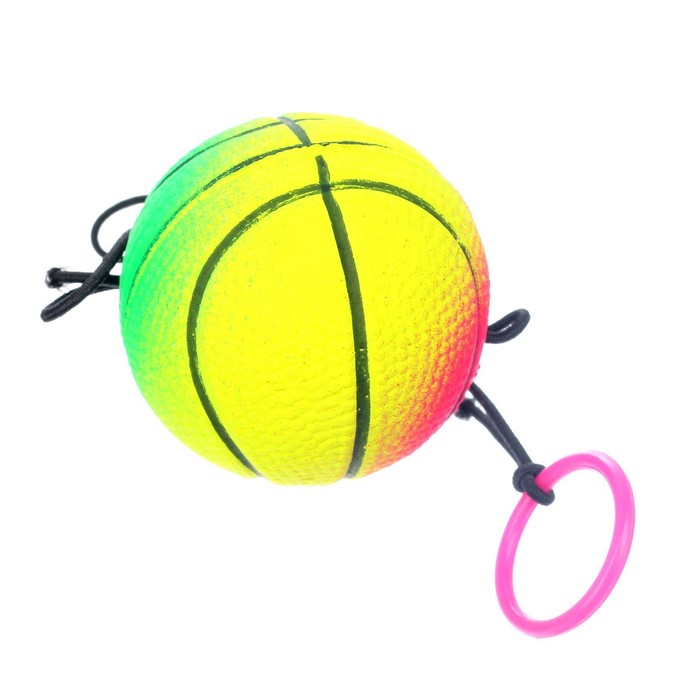фото Мягкий мяч «спорт», с резинкой, цвета микс, в шоубоксе funny toys