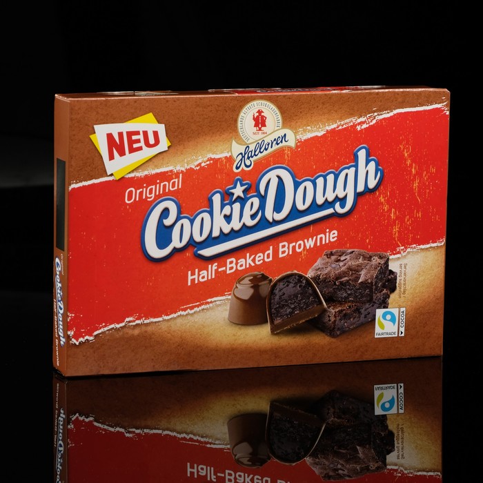 Конфеты пралине Halloren Cookie Dough Half-Baked Brownie с кусочками печенья, 150 г