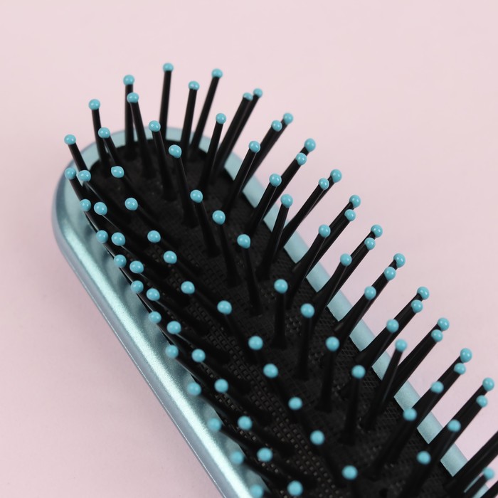 Расчёска массажная, прямоугольная, 24см, цвет МИКС