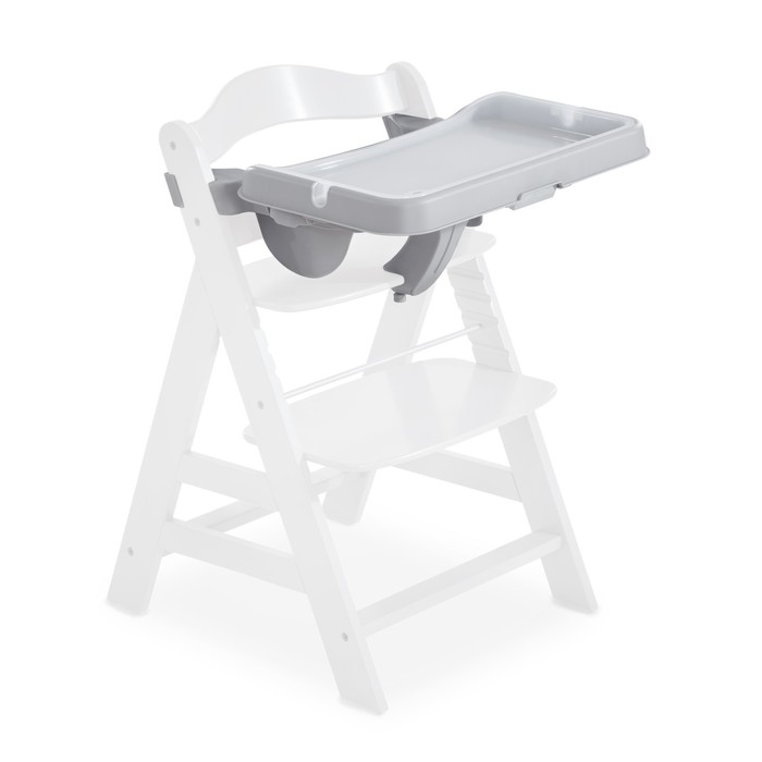 Столик для стульчика Alpha Tray, grey фотографии