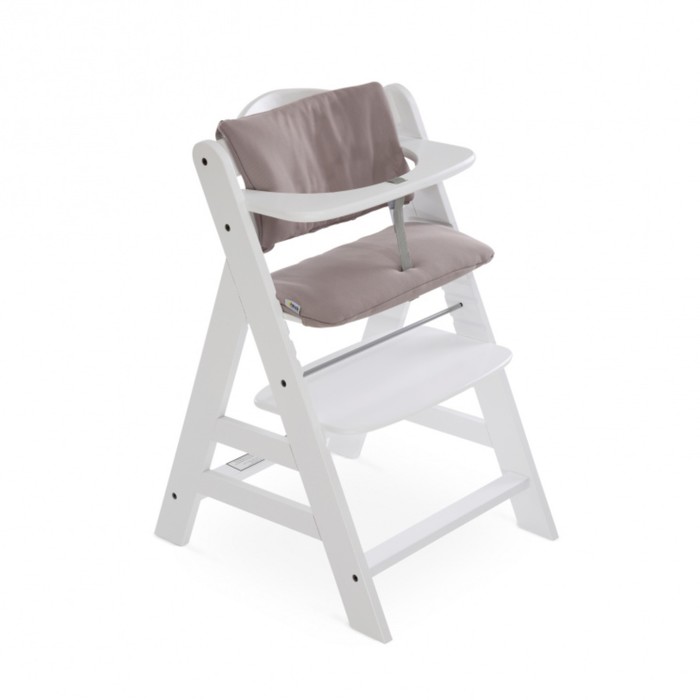 Мягкий вкладыш в стульчик Alpha+ Pad Deluxe stretch, beige вкладыши и чехлы для стульчика hauck вкладыш в стульчик hauck haigh chair pad deluxe stretch