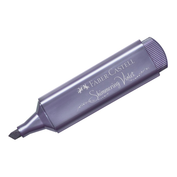 Текстовыделитель Faber-Castell TL 46 Metallic, мерцающий фиолетовый, 1 - 5 мм