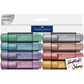 

Набор текстовыделителей Faber-Castell TL 46 Metallic, 8 цветов, 1 - 5 мм