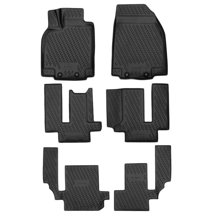 

Коврики 3D в салон MAZDA CX-9, 2007-2012, 2012-2016 6 шт. (полиуретан)