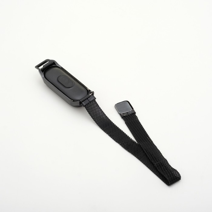 фото Часы наручные электронные мужские, магнитный браслет, черные