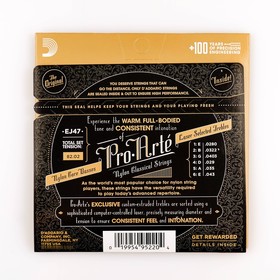 

Струны для классической гитары Normal D`Addario EJ47 PRO ARTE, нейлоновые