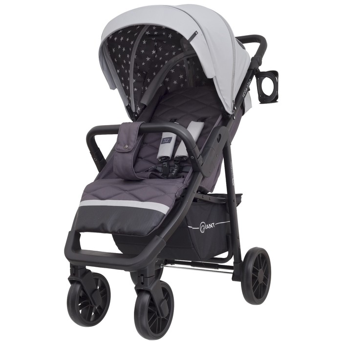 Коляска прогулочная Rant Vega Star RA057, цвет soft grey коляска детская прогулочная rant vega 2023 ra057 black