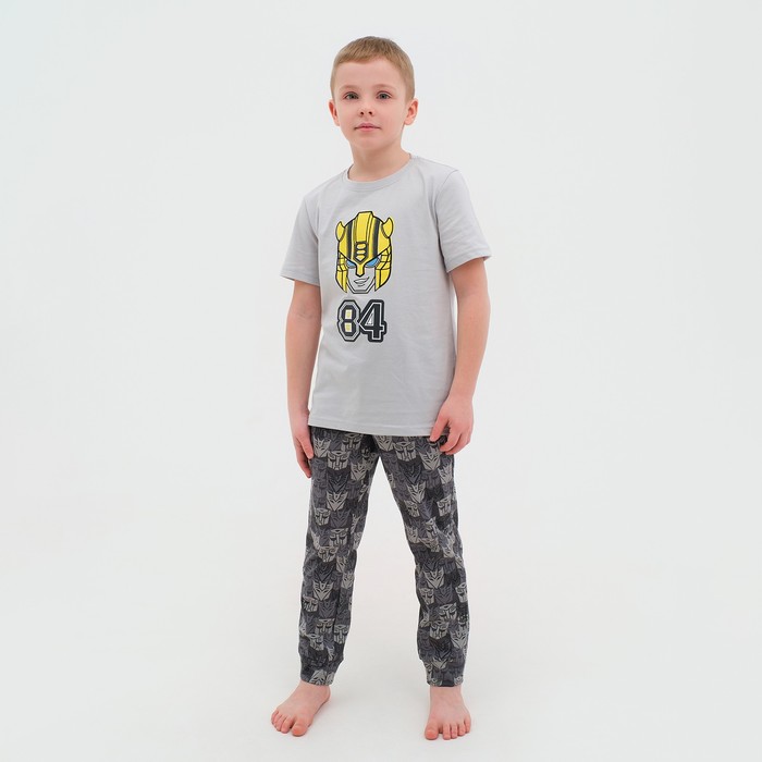 Пижама детская для мальчика Трансформеры, рост 98-104 пижама детская для мальчика с64